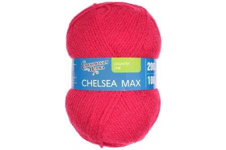 Пряжа Семеновская Chelsea MAX (Челси макс) гвоздика (171), 50%шерсть английский кроссбред/50%акрил, 200м, 100г