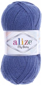 Пряжа Alize My baby джинс (353), 100%акрил, 150м, 50г