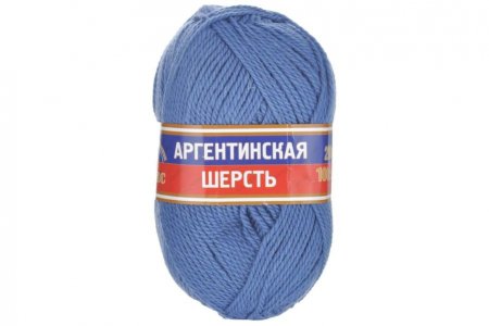 Пряжа Камтекс Аргентинская шерсть джинса (22), 100%шерсть, 200м, 100г