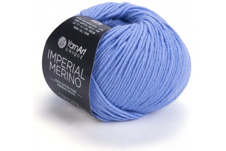 Пряжа YarnArt Imperial merino голубой (3341), 100%шерсть, 100м, 50г