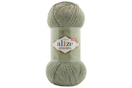 Пряжа Alize Alpaca Royal NEW светлый миндаль (285), 55%акрил/30%шерсть/15%альпака, 250м, 100г