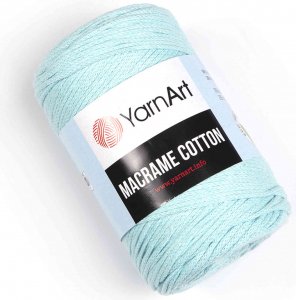 Пряжа YarnArt Macrame cotton бледно-бирюзовый (775), 85%хлопок/15%полиэстер, 225м, 250г