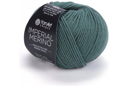 Пряжа YarnArt Imperial merino хвойный зеленый (3333), 100%шерсть, 100м, 50г