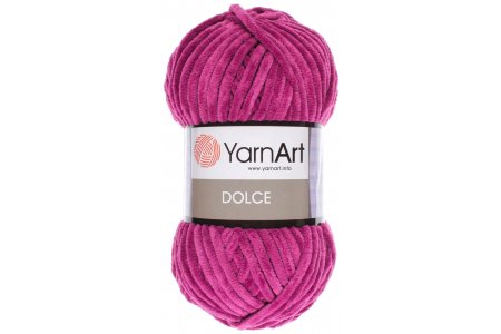 Пряжа YarnArt Dolce фуксия (766), 100%микрополиэстер, 120м, 100г