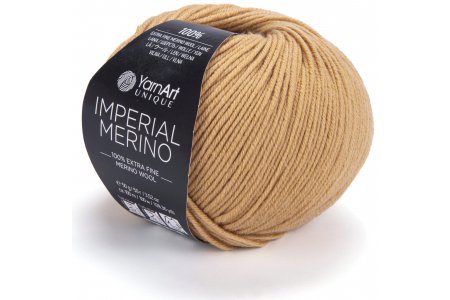 Пряжа YarnArt Imperial merino золотисто-бежевый (3308), 100%шерсть, 100м, 50г