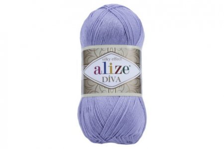 Пряжа Alize Diva сирень (158), 100%микрофибра, 350м, 100г