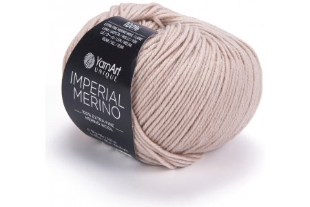 Пряжа YarnArt Imperial merino бежевая пудра (3306), 100%шерсть, 100м, 50г