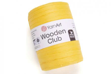 Пряжа YarnArt Wooden club желтый (1604), 100%целлюлоза, 200м, 80г