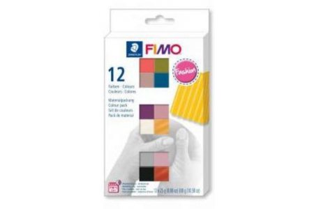 Набор полимерной глины FIMO soft Мода, 12 блоков по 25г