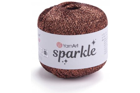 Пряжа YarnArt Sparkle терракот (1351), 40%полиамид/60%металик полиэстер, 160м, 25г