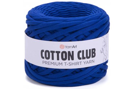 Пряжа YarnArt Cotton club ультрамарин (7330), 100%хлопок, 110м, 310г