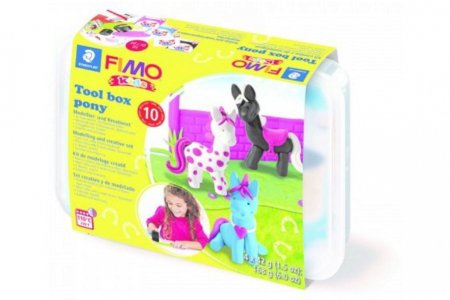 Набор полимерной глины FIMO kids, детский набор Пони