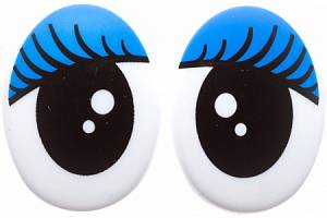 Стеклянные глаза для игрушек M15 (Тедди, валяные и лепные).